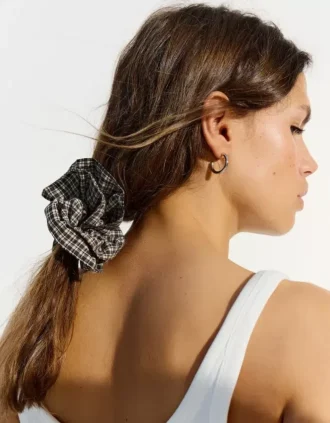 2-Pack of Swiss Embroidery Scrunchies