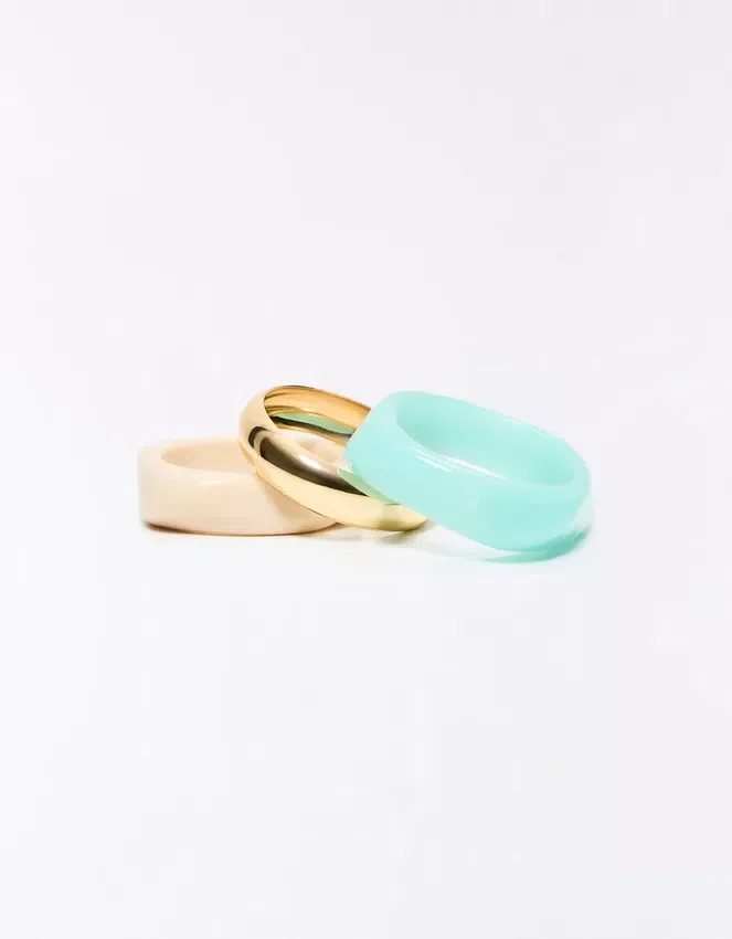 3-Pack of Resin Bracelets – Jewelry 3-Pack of Resin Bracelets – Jewelry