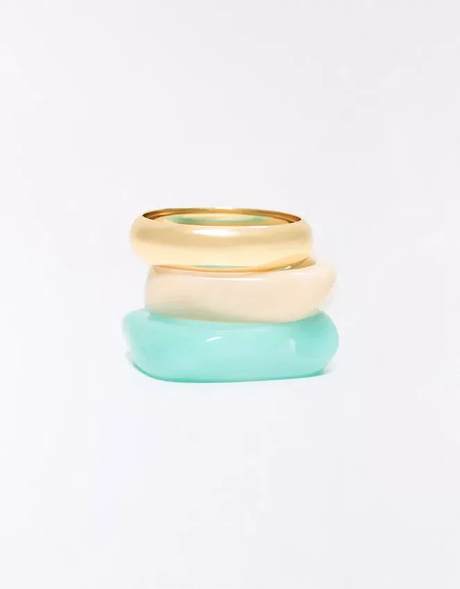 3-Pack of Resin Bracelets – Jewelry 3-Pack of Resin Bracelets – Jewelry