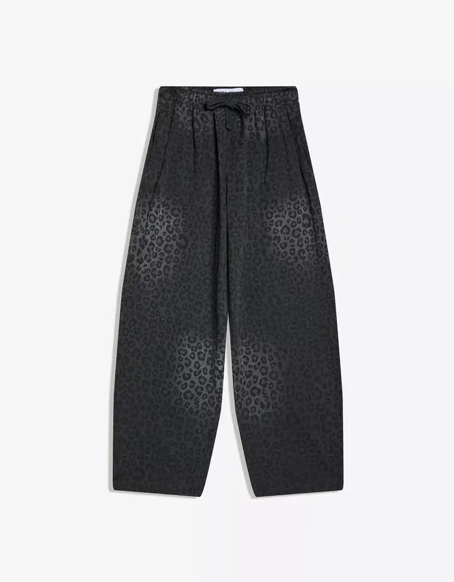 Animal Print Balloon Fit Trousers – Pants Animal Print Balloon Fit Trousers – Pants