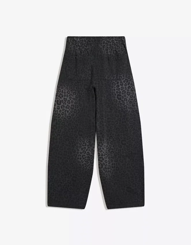 Animal Print Balloon Fit Trousers – Pants Animal Print Balloon Fit Trousers – Pants