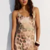 Animal Print Tulle Midi Dress Animal Print Tulle Midi Dress