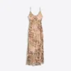 Animal Print Tulle Midi Dress Animal Print Tulle Midi Dress