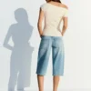 Asymmetric Belted T-Shirt