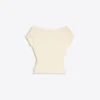Asymmetric Belted T-Shirt