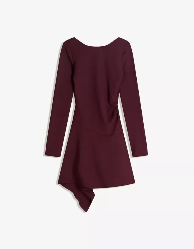 Asymmetric Long Sleeve Mini Dress with a Flared Hem – Dresses and Jumpsuits Asymmetric Long Sleeve Mini Dress with a Flared Hem – Dresses and Jumpsuits