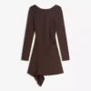 Asymmetric Long Sleeve Mini Dress with a Flared Hem – Dresses and Jumpsuits Asymmetric Long Sleeve Mini Dress with a Flared Hem – Dresses and Jumpsuits