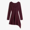 Asymmetric Long Sleeve Mini Dress with a Flared Hem – Dresses and Jumpsuits Asymmetric Long Sleeve Mini Dress with a Flared Hem – Dresses and Jumpsuits