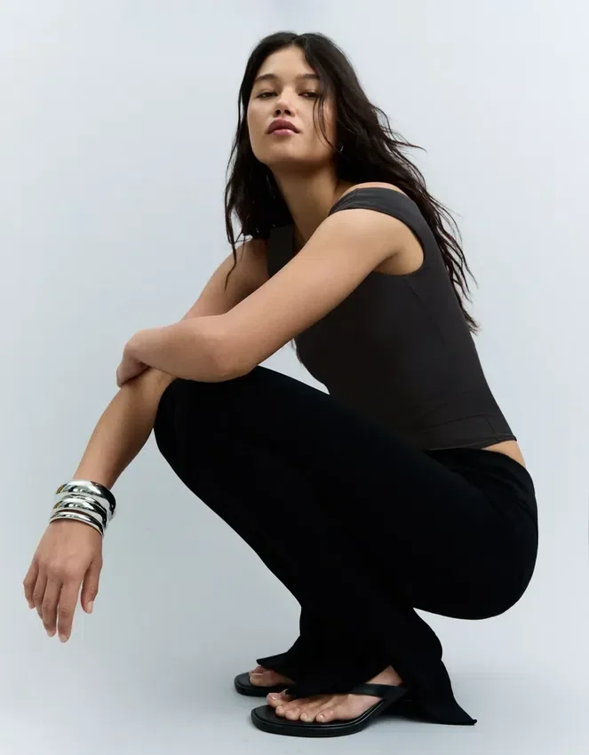 Asymmetric Ruched Strappy Bodysuit Asymmetric Ruched Strappy Bodysuit