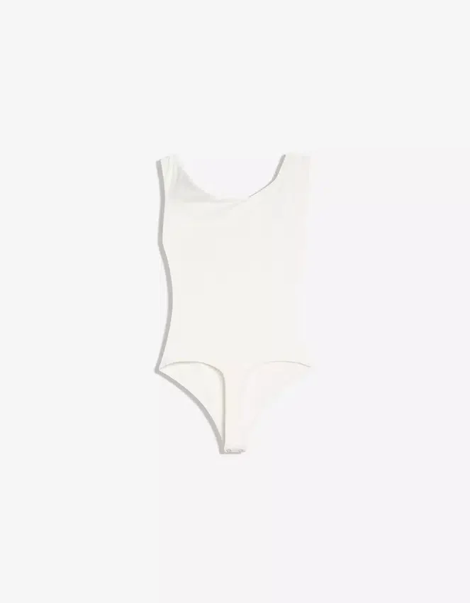 Asymmetric Ruched Strappy Bodysuit Asymmetric Ruched Strappy Bodysuit