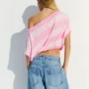 Asymmetric Striped Sweater