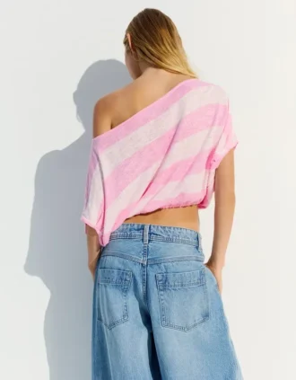 Asymmetric Striped Sweater Asymmetric Striped Sweater