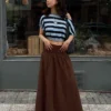 Asymmetric Striped Sweater – #Bershkastyle – Women Asymmetric Striped Sweater – #Bershkastyle – Women