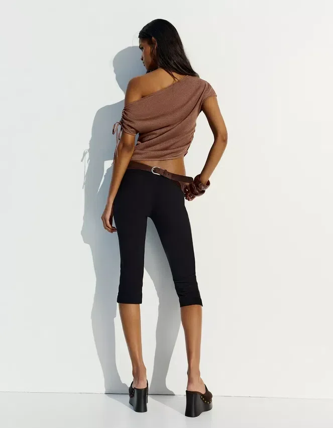 Asymmetric T-Shirt – Tops and Bodysuits Asymmetric T-Shirt – Tops and Bodysuits