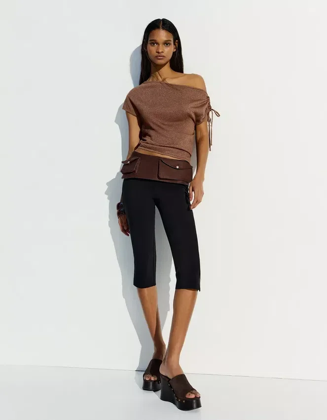 Asymmetric T-Shirt – Tops and Bodysuits Asymmetric T-Shirt – Tops and Bodysuits