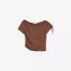 Asymmetric T-Shirt – Tops and Bodysuits Asymmetric T-Shirt – Tops and Bodysuits