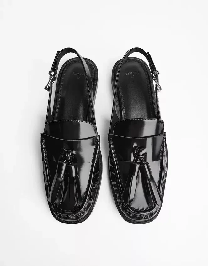 Backless Tassel Loafers Backless Tassel Loafers
