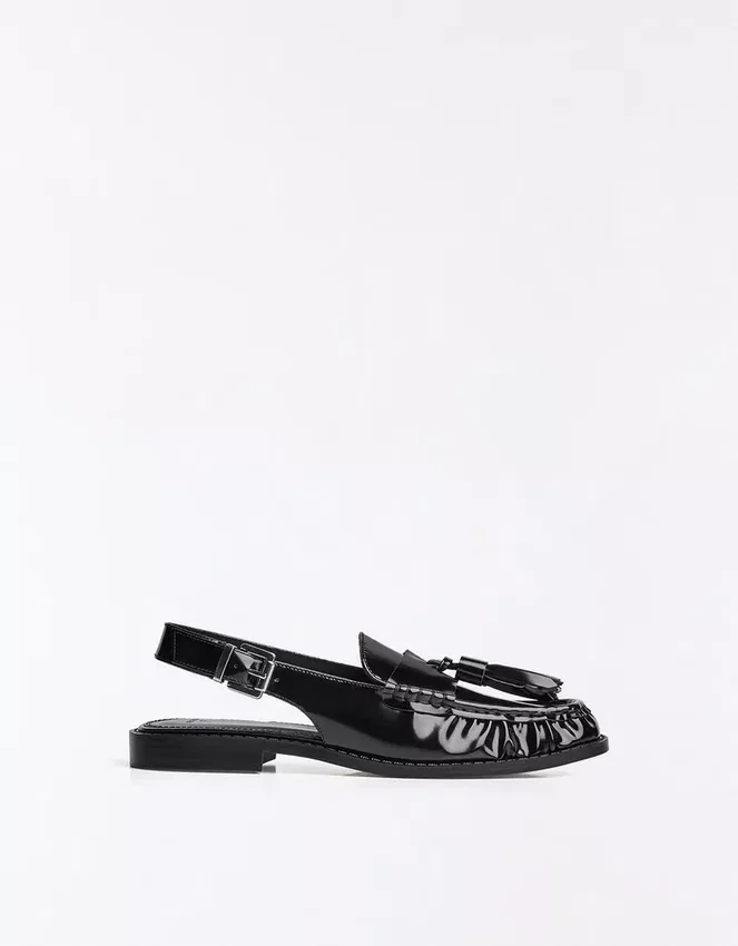 Backless Tassel Loafers Backless Tassel Loafers