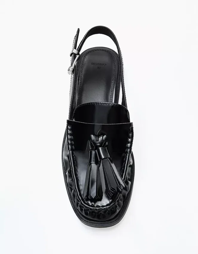 Backless Tassel Loafers Backless Tassel Loafers