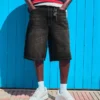 Baggy Denim Bermuda Shorts – Shorts and Jorts – Men Baggy Denim Bermuda Shorts – Shorts and Jorts – Men