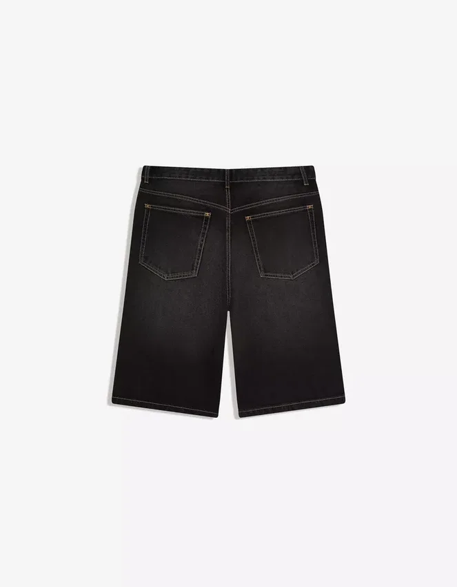 Baggy Denim Bermuda Shorts – Shorts and Jorts – Men Baggy Denim Bermuda Shorts – Shorts and Jorts – Men