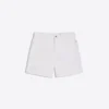 Baggy Embroidered Denim Bermuda Shorts Baggy Embroidered Denim Bermuda Shorts