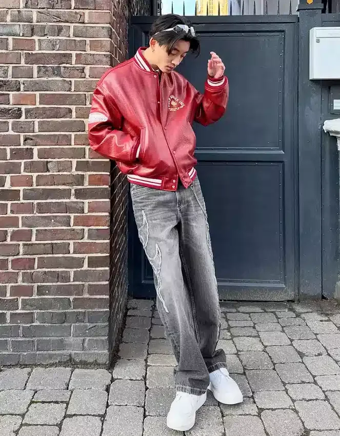 Baggy Jeans with Patch Baggy Jeans with Patch