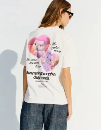 Barbie Print Short Sleeve T-Shirt