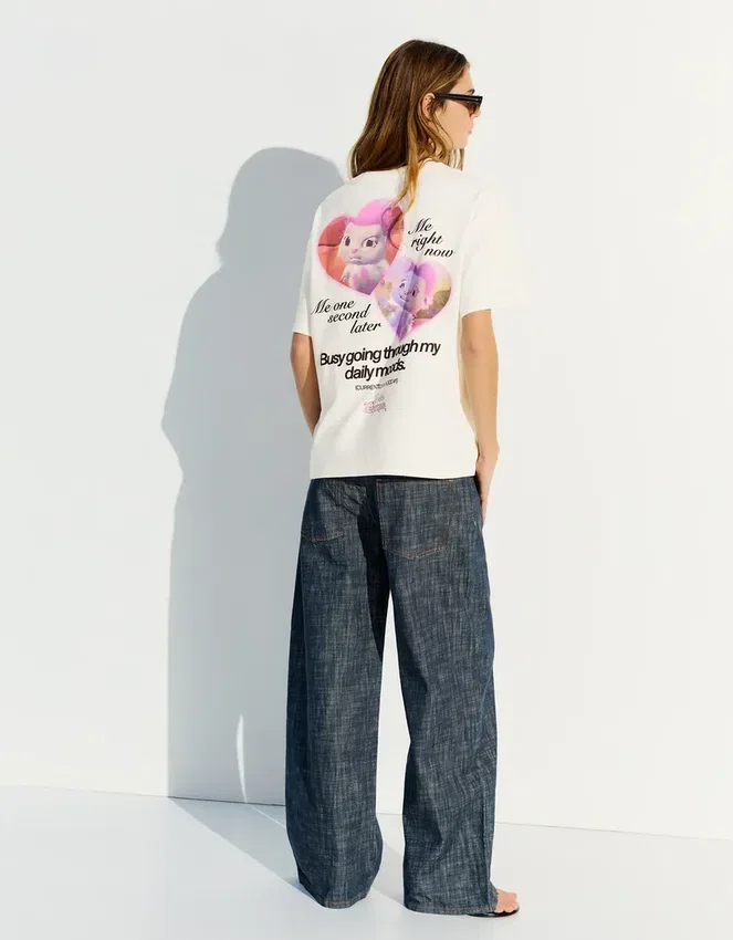 Barbie Print Short Sleeve T-Shirt Barbie Print Short Sleeve T-Shirt