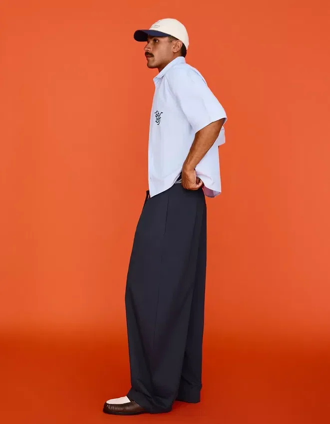 Barrel Trousers with Darts – Pants Barrel Trousers with Darts – Pants
