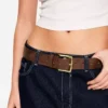 Belt with Gold Buckle – Accessories Belt with Gold Buckle – Accessories