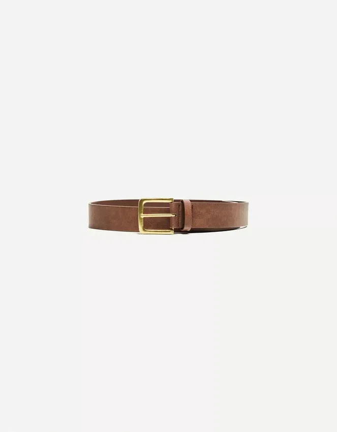 Belt with Gold Buckle – Accessories Belt with Gold Buckle – Accessories