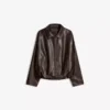 Belted Faux Leather Bomber Jacket – Jackets and Trench
