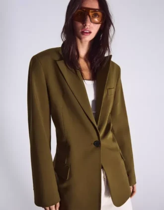 Blazer with Back Buckle – Jackets and Trench