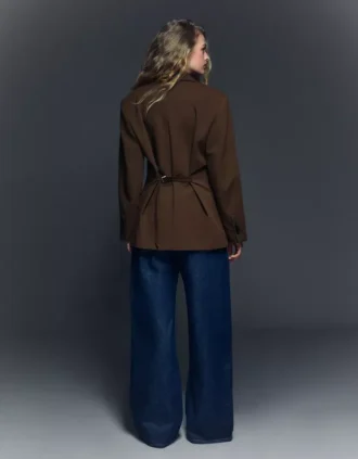 Blazer with Back Buckle – Jackets and Trench Blazer with Back Buckle – Jackets and Trench