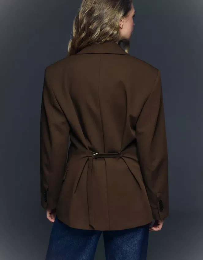 Blazer with Back Buckle – Jackets and Trench Blazer with Back Buckle – Jackets and Trench