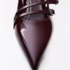 Block Heel Slingback Shoes with Buckles – Heeled Shoes Block Heel Slingback Shoes with Buckles – Heeled Shoes