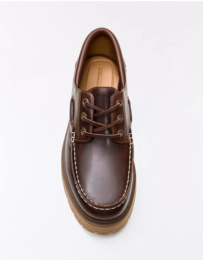 Boat Shoe with Chunky Sole – Smart Shoes Boat Shoe with Chunky Sole – Smart Shoes