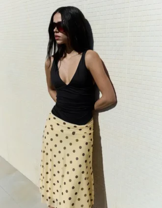 Bodysuit with Gathered Straps