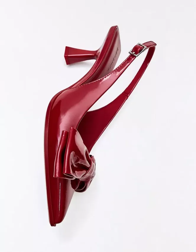 Bow Kitten-Heel Shoe – Heeled Shoes Bow Kitten-Heel Shoe – Heeled Shoes
