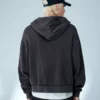 Boxy Fit Cropped Zip-Up Sweatshirt – Sweatshirts & Hoodies – Men Boxy Fit Cropped Zip-Up Sweatshirt – Sweatshirts & Hoodies – Men