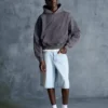 Boxy Fit Faded Hoodie – Sweatshirts & Hoodies