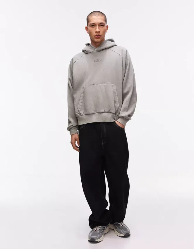 Boxy Fit Hooded Sweatshirt – Sweatshirts & Hoodies Boxy Fit Hooded Sweatshirt – Sweatshirts & Hoodies