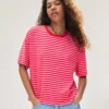 Boxy Fit Striped T-Shirt – T-Shirts Boxy Fit Striped T-Shirt – T-Shirts