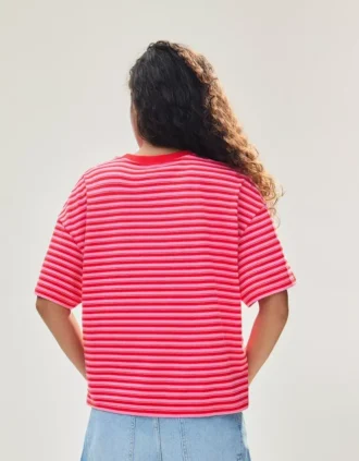 Boxy Fit Striped T-Shirt – T-Shirts