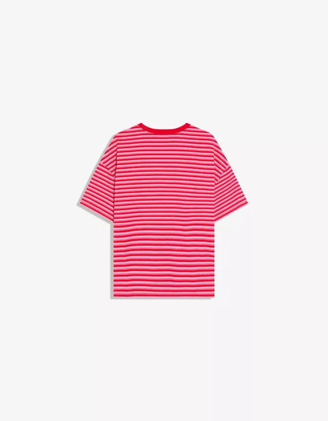 Boxy Fit Striped T-Shirt – T-Shirts Boxy Fit Striped T-Shirt – T-Shirts