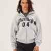 Boxy Fit Zip-Up Sweatshirt with Print – Sweatshirts & Hoodies Boxy Fit Zip-Up Sweatshirt with Print – Sweatshirts & Hoodies