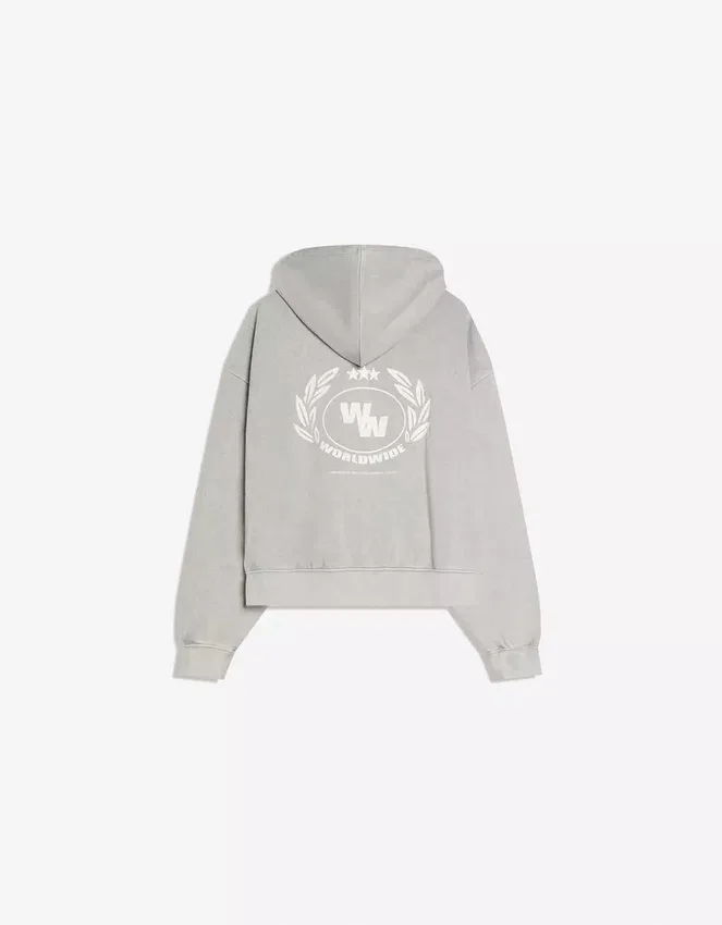 Boxy Fit Zip-Up Sweatshirt with Print – Sweatshirts & Hoodies Boxy Fit Zip-Up Sweatshirt with Print – Sweatshirts & Hoodies