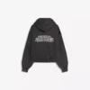 Boxy Fit Zip-Up Sweatshirt with Print – Sweatshirts & Hoodies – Men