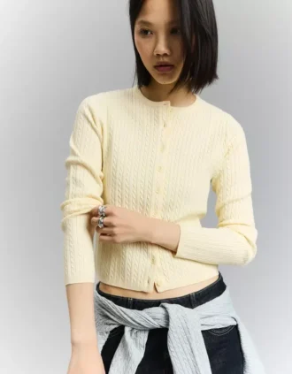Braided Button-Up Cardigan – Sweaters and Cardigans